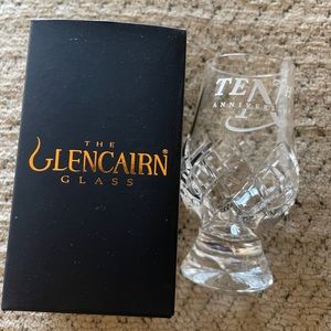 OFFICIAL GLENCAIRN CUT CRYSTAL SCOTCH MALT WHISKY TASTING GLASS Tenth Anniversar